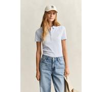 Gant Damen Poloshirt aus Baumwollmischung, bleu, Gr. XL