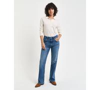 GANT Damen Slim Fit Schlagjeans (33) MID Blau ARCHIVE
