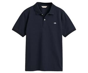 GANT Damen Slim Shield Pique Polohemd, Evening Blue, XL EU