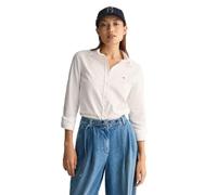GANT Damen Slim Stretch Oxford Shirt Klassisches Hemd, Weiß, 42 EU