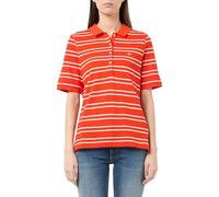 GANT Damen Slim Stripe Shield SS Pique Polo Polohemd, Marled RED, XX-Large