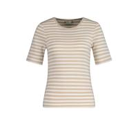 Gant Damen Slim Striped 1X1 Ribbed SS T-Shirt 4203493, Dry Sand,M