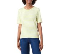 Gant Damen Slim Striped 1X1 Ribbed SS T-Shirt 4203493, Pastel Lime,M