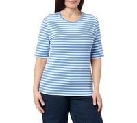 GANT Damen Slim Striped 1X1 Ribbed SS T-Shirt 4203493, Sailor Blue,S