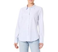 GANT Damen Slim Striped POPLIN Shirt Bluse, Light Blue, 44