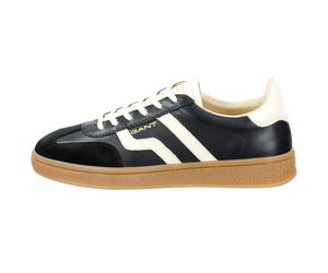 GANT Damen Sneaker - CUZIMA, Leder, Schnürschuh, Turnschuh, Low Schwarz / EUR 39 39 Schwarz