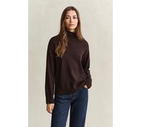 GANT Damen Stehkragenpullover aus feiner Lambswool (XS) DEEP Braun