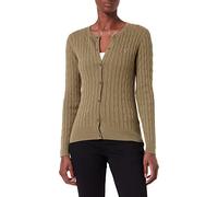 GANT Damen Stretch Cotton Cable Cardigan Strickjacke, Utility Green, M