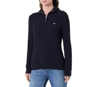 Gant Damen Stretch Cotton Cable Half-Zip Pullover (1er Pack)
