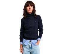 GANT Stretch Cotton Cable Turtleneck