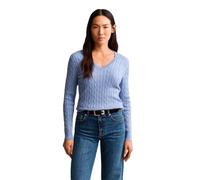 Gant Damen Stretch Cotton Cable V-Neck Pullover