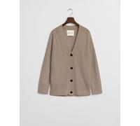 GANT Damen Strickjacke aus Wolle mit Kaschmiranteil (XS) TAUPE BEIGE