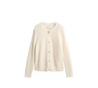 Gant Damen Strickjacke mit Wolle, creme, Gr. M