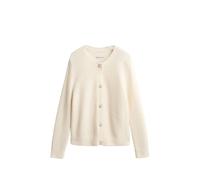 Gant Damen Strickjacke mit Wolle, creme, Gr. XL