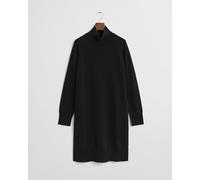 GANT Damen Superfine Lambswool Knit Dress Kleid, Black, M