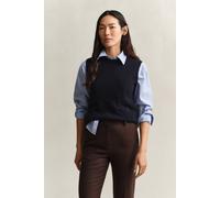 GANT Damen Strickpullunder aus Wolle (XS) EVENING Blau