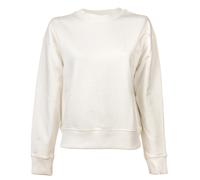 GANT Damen Sweatshirt - D1. ICON G Essential C-Neck Sweat, Rundhals, Logo XL Elfenbein