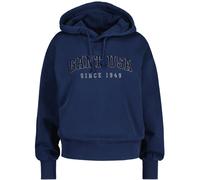GANT Damen Sweatshirt - D1. USA Hoodie, Kapuzen-Pullover, Logo Stickerei Blau XL