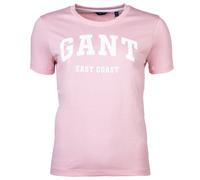 GANT Damen T-Shirt - MD. Gant T-Shirt, Baumwolle, Logo, einfarbig Rosa S