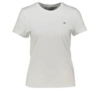 GANT Damen Reg Shield LOGO T-SHIRT, Weiß, M EU