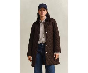 GANT Damen Taillierter Steppmantel (S) DEEP Braun