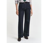 GANT Damen Tailored Jeans mit weitem Schlag (29) DARK Blau