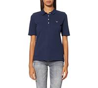 GANT Damen The ORIGINAL Pique LSS Poloshirt, Blau (Evening Blue 433), X-Small (Herstellergröße: XS)