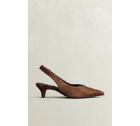 GANT Damen Tillbye Veloursleder Pumps (39) DARK Braun