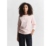 GANT Damen Tonal Graphic Rundhals-Sweatshirt (L) APRICOT Rosa