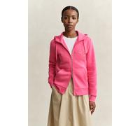 GANT Damen REG Tonal Shield Zip Hoodie Kapuzenpullover, Bright Fuschia, L