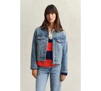 GANT Damen Trucker Jeansjacke (XL) SEMI LIGHT Blau BROKEN IN
