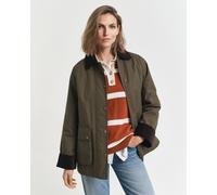 GANT Damen Waxed Cotton Barn Jacke (XXL) DARK MOSS Grün