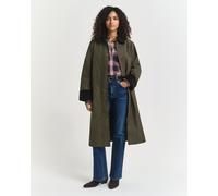 GANT Damen Waxed Cotton Kurzmantel (M) DARK MOSS Grün