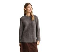 Gant Damen Wool Cashmere Cable Knit C-Neck Pullover