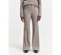 GANT Damen Zopfstrick Hose aus Wolle (XXL) TAUPE BEIGE