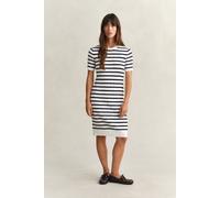 GANT Damen Zopfstrick Kleid aus Baumwolle (S) EGGSHELL