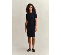 GANT Damen Zopfstrick Kleid aus Baumwolle (XS) EVENING Blau