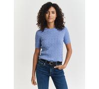 GANT Damen Zopfstrick-Pullover aus Stretch-Baumwolle (XL) CLEAR SKY