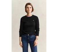 GANT - Classic Zopfstrickpullover BLACK - Gr. - S