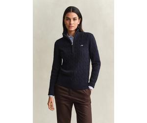 GANT Damen Zopfstrick-Troyer mit Stretch (XXXL) EVENING Blau