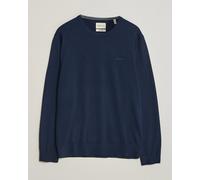 Gant Extrafine Merino Knitted Crew Neck Marine Blau M