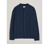 Gant Extrafine Merino Knitted Polo Marine Blau L