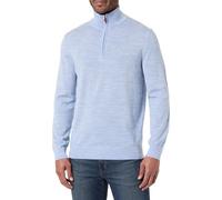 GANT Herren Troyer aus extrafeiner Merinowolle (L) LIGHT Blau MELANGE