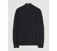 GANT Extrafine Merino Wool Half Zip Black Schwarz M