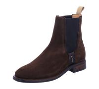 Gant Fayy Dunkelbraun - ungefütterte Stiefelette - Damenschuhe Modische Stiefelette / Boots, Braun, leder, absatzhöhe: 20 mm für Damen, braun, Größe 38 EU