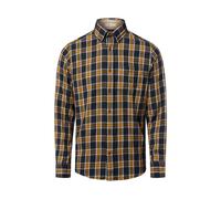 GANT Herren Regular Fit Windblown Flannel Hemd mit Karomuster (XL) EVENING Blau