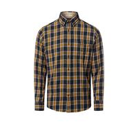 GANT Herren Regular Fit Windblown Flannel Hemd mit Karomuster (XXL) EVENING Blau