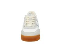 GANT Sneaker Beylana Damen Weiß Nylon Veloursleder Schnürschuh Lederinnensohle Gr. 38