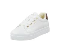 GANT FOOTWEAR Damen AVONA Sneaker, Weiß, Roségold, 38 EU