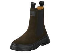 GANT FOOTWEAR Damen JANEBI Chelsea-Stiefel, Dark Olive, 40 EU